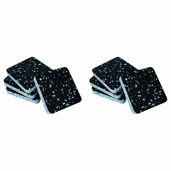 8X Treadmill Mat Pads Exercise Equipment ,Sound Insulation Shock Absorbing Mat, Floor Protection for Treadmill Washer,8 x Treadmill Mat,Black