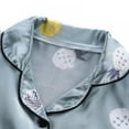 thumbnail image 2 of Pretty Comy Summer Baby Kids Girls Boys Pineapple Print Sleepwear Set Short Sleeve Blouse Tops Sleep Pants, 2 of 6