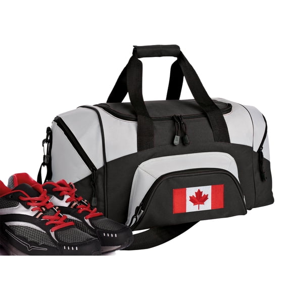 Broad Bay Small Canadian Flag Duffel Bag or Canadian Flag Gym Bag