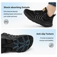 thumbnail image 4 of Decould sylf Walking Shoes for Women Breathable Non Slip Athletic Sneakers Casual Lace Up Running Shoes, 4 of 8