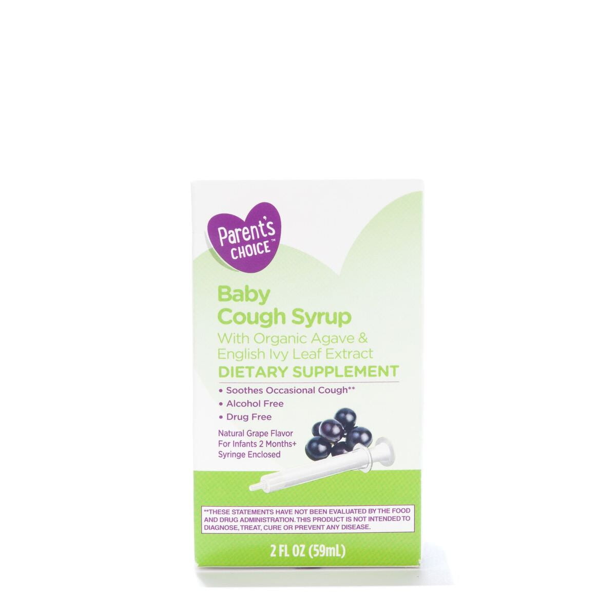 Parent's Choice Baby Cough Syrup, 2 fl. Oz. BrickSeek