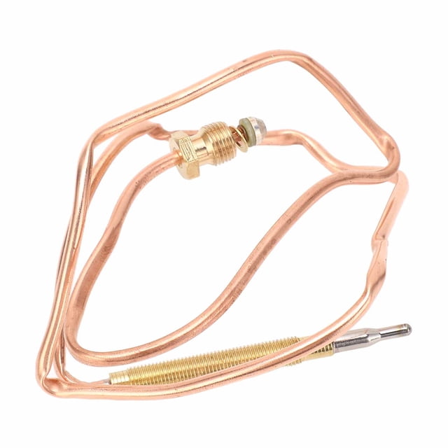 Gas Thermocouple Kit with 5 Nuts Copper Material Easy to Install, Suitable for Gas Stove Induction Cooker Heating Device