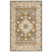 SAFAVIEH Heritage Devon Oriental Area Rug, Ivory/Light Blue, 3' x 5'