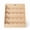 Natural, variant on ELLEGNT 4-Tier Rolling Drawer Cart Bookshelf for Kids - Toy Storage Organizer for Nursery or Playroom, White