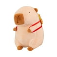 thumbnail image 4 of Peluche de capibara de 40 cm, novedoso, para decoración del hogar, regalo para adultos Hamburguesa, 4 of 9