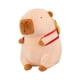 thumbnail image 4 of Peluche de capibara de 40 cm, novedoso, para decoración del hogar, regalo para adultos Hamburguesa, 4 of 9