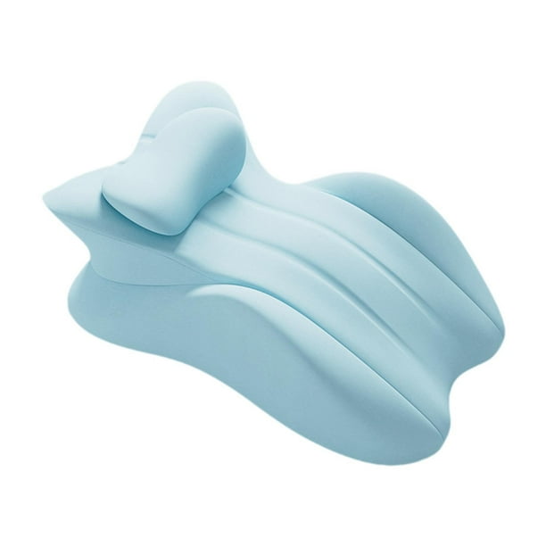 Almohada para piernas, rodillas y pies, para el descanso y la postura Azul