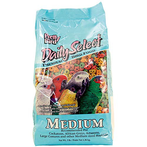 2 lbs. Details about   Pretty Bird Daily Select Premium Food for Small Birds 