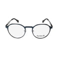 thumbnail image 3 of HURLEY HMO121 EYEGLASS FRAME/GLASSES STAINLESS STEEL LARGE LENSES FULL-RIM SLEEK, 3 of 9