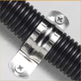 thumbnail image 4 of 50 Pcs 8mm U Tube 304 Stainless Steel Clamp Rigid Pipe Clamp U-shape Clamp Pipe Clamp, 4 of 5