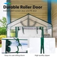 thumbnail image 4 of Quictent 56"x56"x77" Outdoor Portable Walk-in Greenhouse 3 Tiers 6 Shelves Garden Planter W/ Clear Cover, 4 of 10
