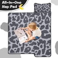 thumbnail image 4 of White and Black Of Leopard Print Toddler Nap Mats for Kids Preschool,Sleeping Mat Bag or Kids,Toddler Sleeping Bag,Toddler Nap Mat or Daycare, 4 of 6