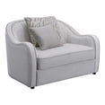 thumbnail image 1 of ACME Chaise Mahler avec 2 Coussins en Tissu Lin Beige, 1 of 6