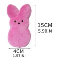 thumbnail image 5 of ValHome Rainbow Peep Bunny Plush Toys Easter Basket Stuffed Animals - 5.9" Bunny Plushies Rabbits Huggable Pillow - Easter Egg Hunt Prizes Spring Tiered Tray Décor Birthday Gifts for Kids (Yellow), 5 of 8