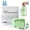 Green, variant on Blue Foam Cleaning Sheets, 100PCS Cleaning Tablets All Purpose, Deep Cleaning Floor Sheet Pk, Cleaning Sheets That Dissolve in Water,Multiple Effect the Floor Clean Tablets,For Hardwood, Tile