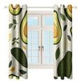 thumbnail image 4 of Summer Sweet Fruits Blackout Window Curtains for Bedroom Living Room Kicthen High Shading 2 Panels, 4 of 6