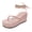 Beige, variant on Vedolay Reef Sandals Women Women's Wedge Sandals Wedge Platform Ankle Strap Open Toe Sandals,Pink 8