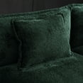 thumbnail image 4 of 112" Oversized Sectional Sofa Cloud Couch for Living Room, Modern Chenille L Shaped Couch, Comfy Boucle Modular Sofa Sleeper with Moveable Ottoman & Memory Foam,Emerald, 4 of 23