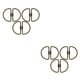 thumbnail image 3 of Llavero anillo llaveros Toystoory 6 piezas en forma de U Plata Bronce, 3 of 6