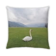 thumbnail image 2 of Ahgly Company Animals Swan Indoor Throw Pillow, 18 inch by 18 inch, 2 of 6