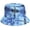 Blue, variant on Tie Dye Bucket Hat for Men Bright Colorful Fisherman Hat Women Summer Reversible Street Outdoor Travel Basin Hat