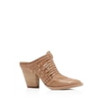 thumbnail image 2 of DOLCE VITA Womens Camel Brown Mule Heeley Almond Toe Block Heel Slip On Leather Mules 9, 2 of 2