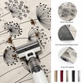 thumbnail image 5 of Hallway Runner Rug 2'x6', Farmhouse Dandelion Kitchen Runner Rugs Non-Slip Carpet Mats, Spring Modern Country Flower Black Beige Bedside Rugs Runners Washable Floor Carpet for Bathroom Laundry Room, 5 of 8