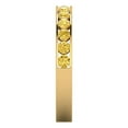 thumbnail image 4 of 0.39 ctw Wedding Band for Women - 18K Yellow Gold Simulated Yellow Diamond Stackable Eternity Ring, 4 of 6