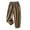 Brown3, variant on Lmnyox Baggy Cotton Linen Pants for Women Elastic High Waist Lounge Pants with Pocket Fall Casual Trousers