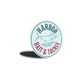 thumbnail image 3 of Harbor Bait and Tackle Novelty Sign, Metal Wall Decor - 12" Round, 3 of 4