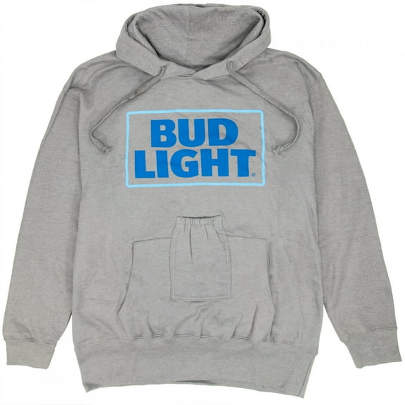 Bud Light Beer Pouch Hoodie-Small