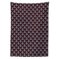 thumbnail image 3 of Ambesonne Brown Blue Tablecloth Rectangular Table Cover, Victorian Foliage, 60"x90", Brown Blue, 3 of 4