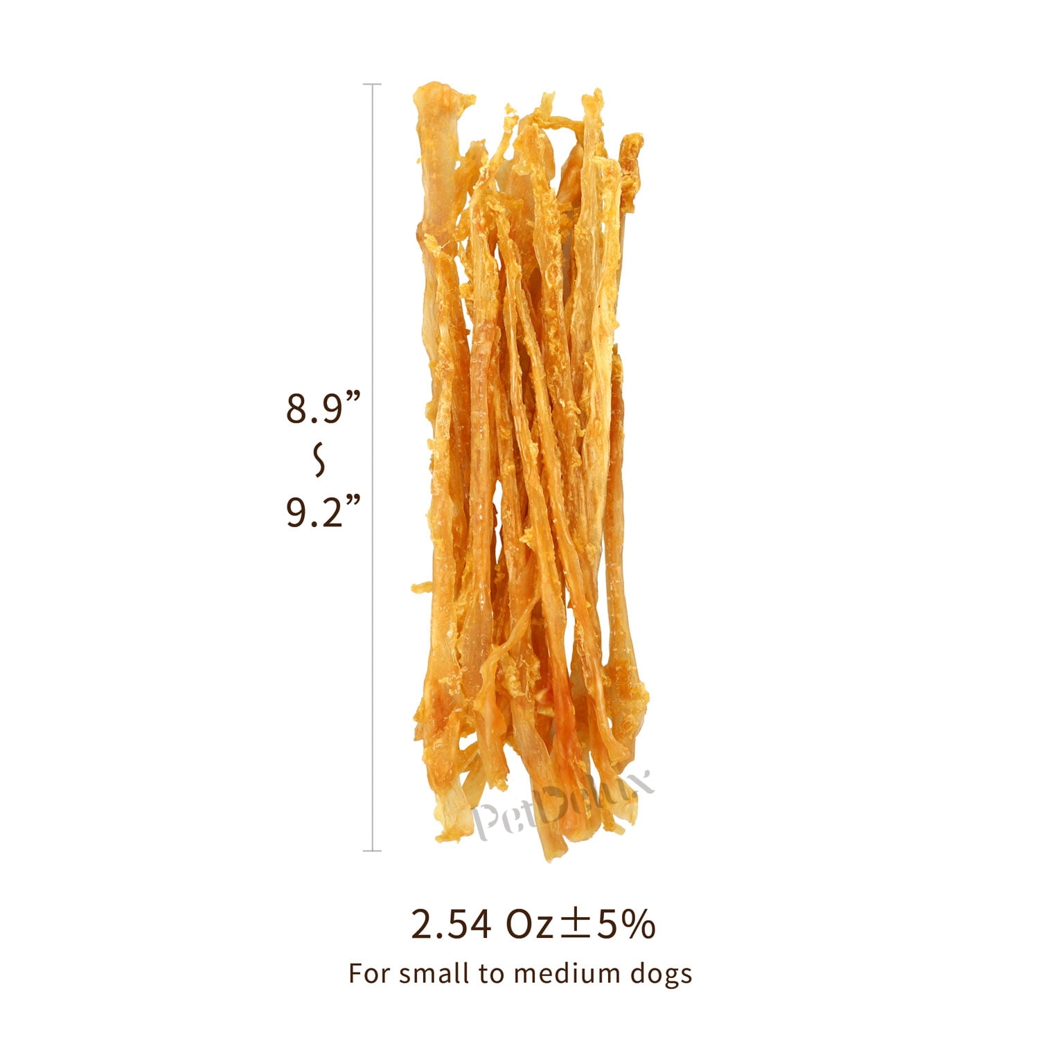 iPaw Turkey Tendon for Dogs, Hypoallergenic, All Natural Human Grade Puppy Chew, Dog Treats for Signature Series, Rawhide Alternative, 10 Units/Box  Strips (Large)