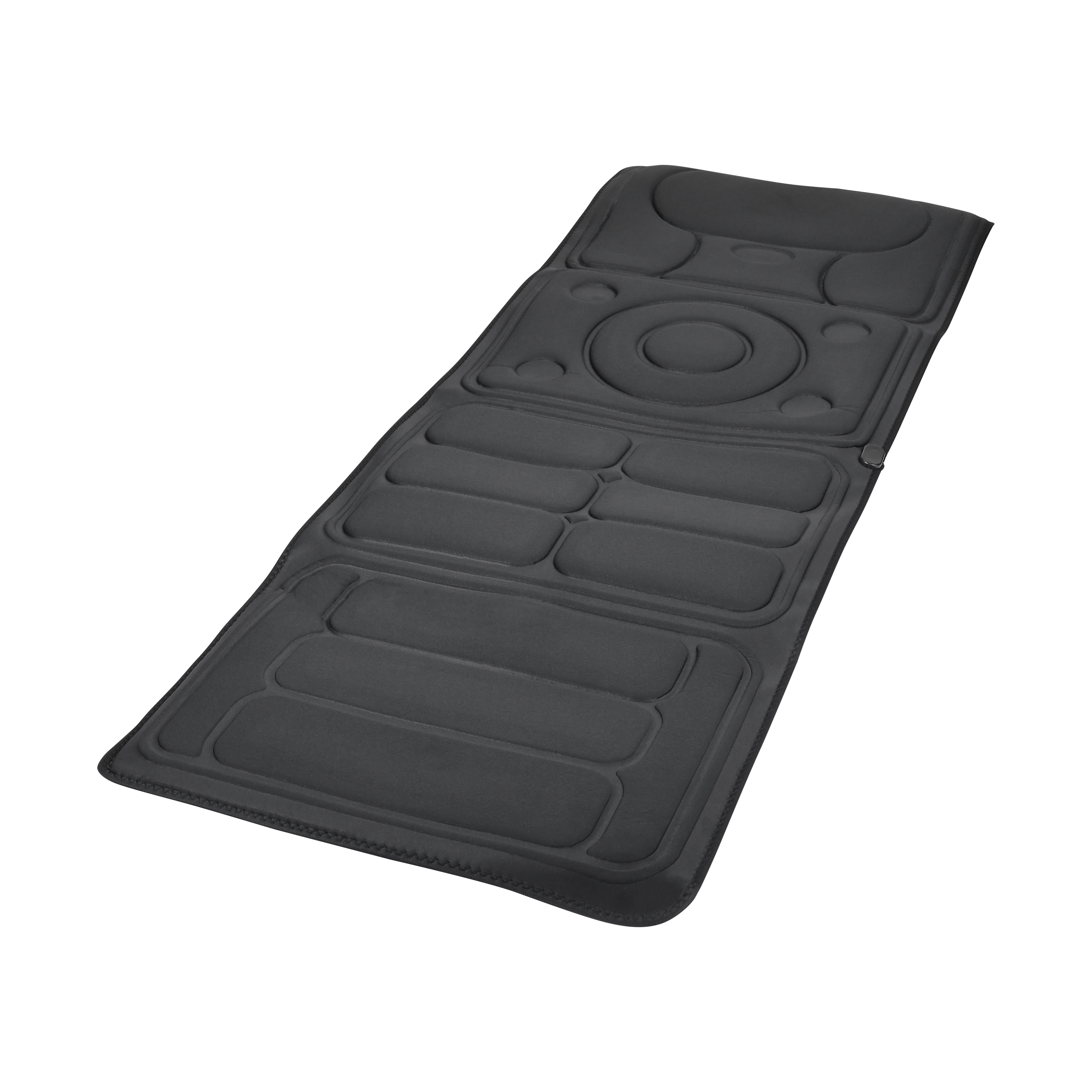 Brookstone Therma Mat Full Body Heating Massage Mat, USB Powered with 3 Massage Motors and Soothing Heat for Neck, Back, and Leg Relief, Foldable Portable Relaxation Pad