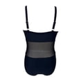 thumbnail image 2 of Traje de Baño Ocean Pacific para Mujer completo con Mesh en Vientre, Tirante Delgado Negro Talla CH, 2 of 4