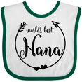 thumbnail image 3 of Inktastic World's Best Nana Girls Baby Bib, 3 of 4