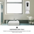 thumbnail image 4 of 1pc Plastic Alcohol Catch Tray Soap Dispenser Drip Tray Dispenser Tray, 4 of 9