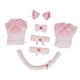 thumbnail image 4 of Disfraz de gato de peluche, accesorios para de , guantes, sombreros, pajarita para , vestido de actuación, carnaval, , Blanco Yinane disfraz de gato, 4 of 8
