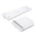 thumbnail image 2 of Cargador inalámbrico para teléfono Soporte de carga inalámbrico para teléfono móvil Soporte de carga para auriculares Reloj de muelle, Blanco Vogacara EL001559-02B, 2 of 2