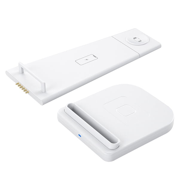 Moyic inalámbrico para teléfono de 10 W, 7,5 W, 5 W, soporte de carga inalámbrico para teléfono móvil, reloj, soporte de carga para Cargadores de dispositivos electrónicos específicos blanco