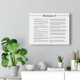 thumbnail image 5 of Scripture Walls Romans Chapter 5 Landscape White Bible Canvas Christian Wall Art Ready to Hang Unframed, 5 of 12