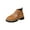 Brown, variant on Beige Women'S Ankle Boots Low Heel Chunky Heel Booties Fashion Casual British Style Side Zipper Round Toe Solid Color