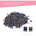thumbnail image 4 of 500Pcs Beads for Jewelry Making, Bracelet Beads, Black Plastic Mixed Cube Alphabet Letter Beads Great Supplies for Making Crafts and Meet Your Different Use Needs, 4 of 7