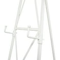 thumbnail image 6 of DecMode 16" x 54" White Metal Tall Adjustable Floor 2 Tier Easel, 1-Piece, 6 of 14