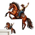 thumbnail image 6 of Wooden Horse Door Topper,Rustic Lying Craft Wall Art Decor | Hanging Brown Door Frame Farmhouse Ornament,Unique Gift for Horse Lovers Cute Shelf Topper Home Decoration, 6 of 7