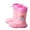 Pink#04, variant on Y-Sunset Toddler Rain Boots Waterproof Non- Lightweight Cartoon Kids Rain Boots for Boys Girls Soft Water Shoes Easy-on Flexible Durable Outdoor Shoes 7 Toddler&Yellow#01