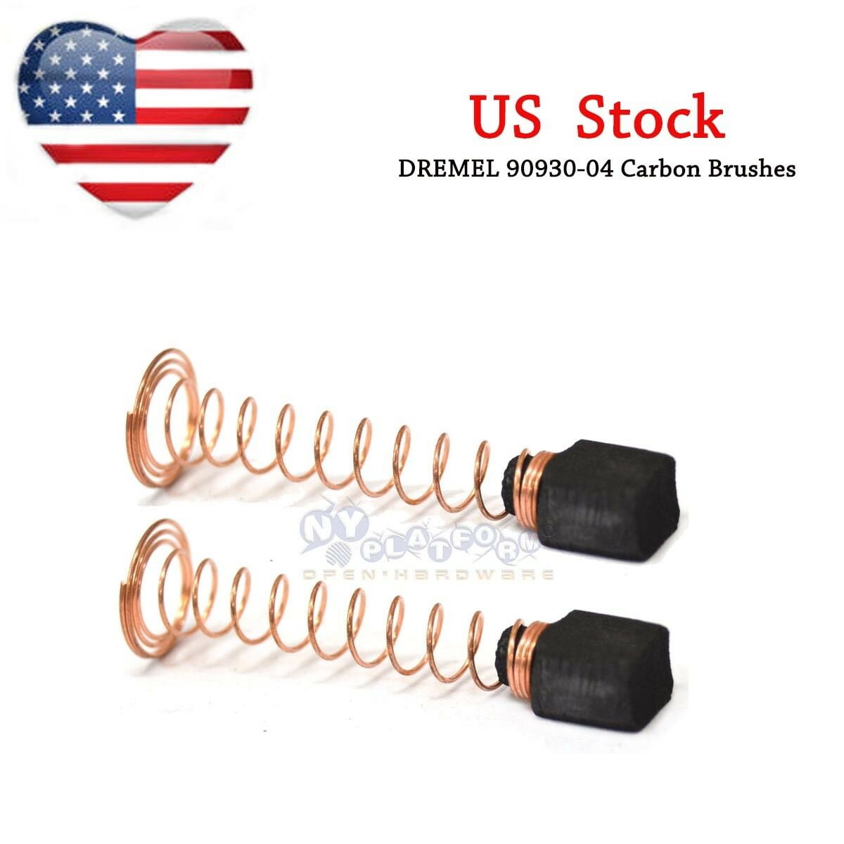 1 pairs Carbon Motor Brush Set For Dremel 90930-04 100 200 3000 285 Replace 