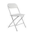 thumbnail image 3 of White Folding Chair (Steel-Poly Chair) Samson Series Heavy Duty | 2 Year Warranty by Chivari (10-Pack), 3 of 9