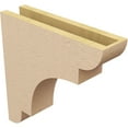 thumbnail image 5 of 4"W x 16"D x 16"H Thin New Brighton Rough Cedar Woodgrain TimberThane Corbel, Primed Tan, 5 of 6