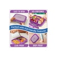 thumbnail image 5 of Bentgo Kids Bento-Style 5-Compartment Leak-Proof Lunch Box - Ideal Portion Sizes for Ages 3 to 7 - Durable, Drop-Proof, Dishwasher Safe, BPA-Free, & Made with Food-Safe Materials (Purple), 5 of 9